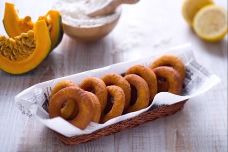 Kürbis-Zimt-Donuts