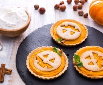 Süße Jack O' Lantern Törtchen