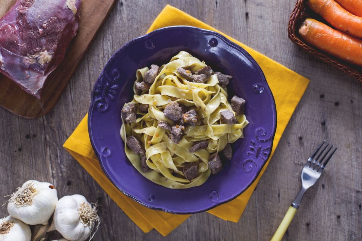 Tagliatelle mit Ente