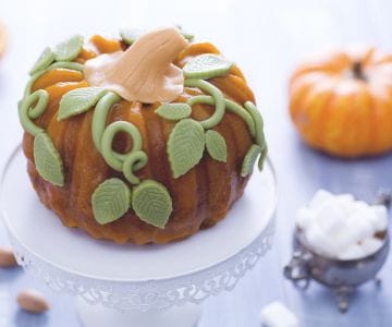 Halloween-Kürbiskuchen