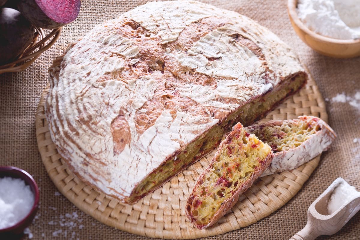 Brot mit Rote Beete