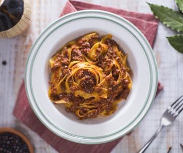 Pappardelle mit Rehfleischragout
