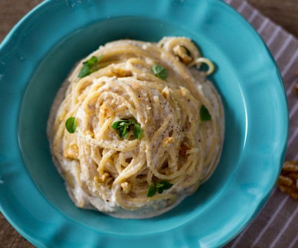 Spaghetti mit Walnüssen
