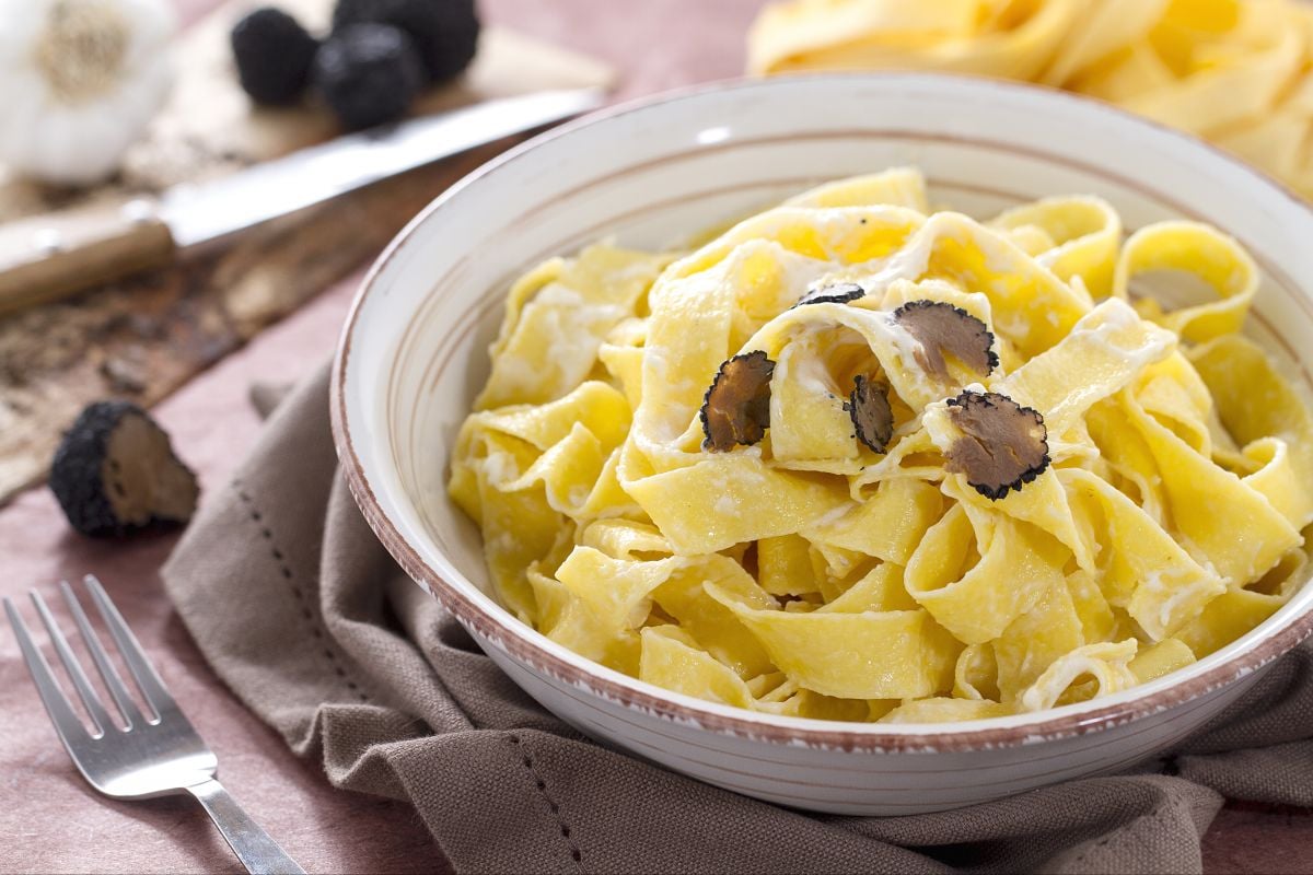 Pappardelle mit Trüffel und Mascarponecreme
