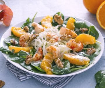 Garnelensalat mit Joghurtsauce