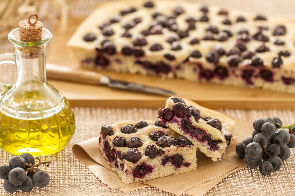 Ciaccia mit Trauben