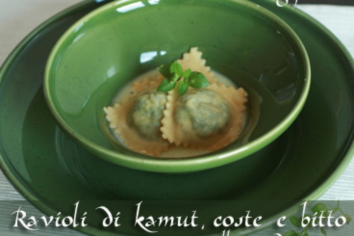 Kamut® Ravioli mit Mangold und Bitto