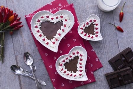 Schokoladen-Chili-Mousse