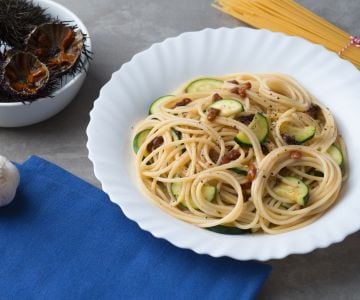 Spaghetti mit Seeigel
