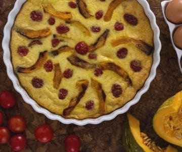 Herzhafter Clafoutis