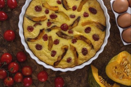 Herzhafter Clafoutis