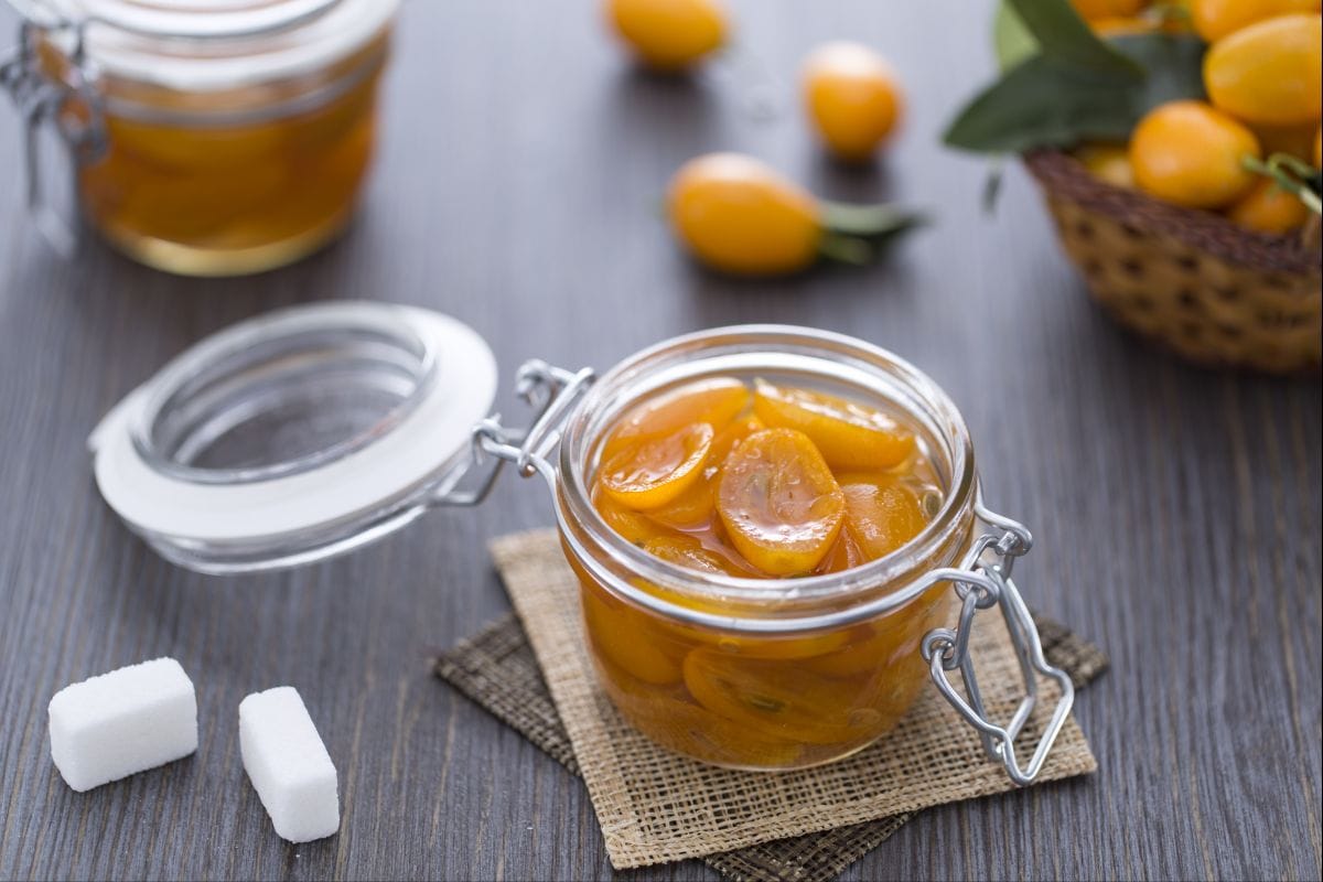 Eingemachte Kumquats