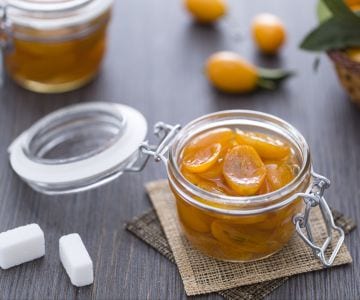 Eingemachte Kumquats