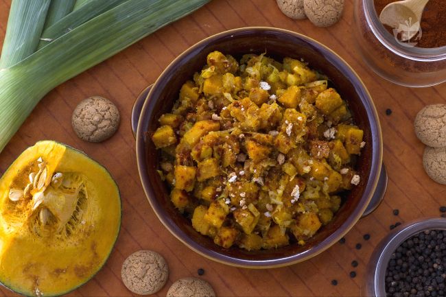 Kürbis mit Ingwer - Italienische Rezepte von GialloZafferano Kürbis mit Ingwer - Italienische Rezepte von GialloZafferano