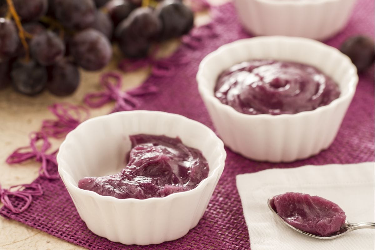 Traubenpudding
