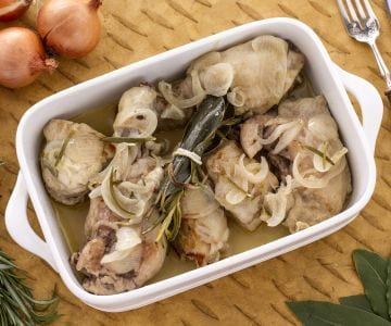 Huhn in Frikassee