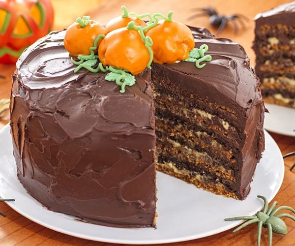 Halloween-Schichtkuchen