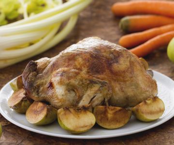 Gefülltes Hähnchen zum Erntedankfest