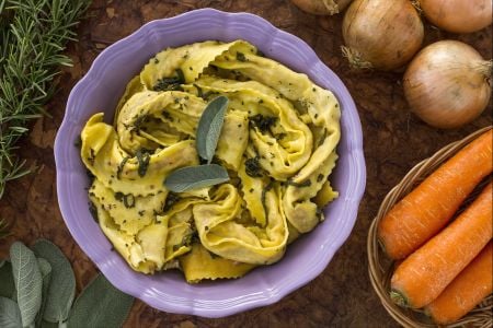 Gefüllte Tagliatelle mit Cotechino