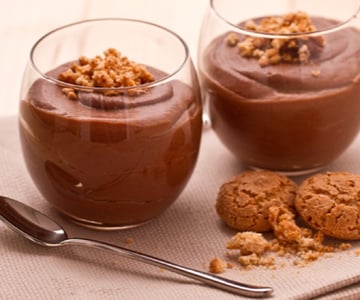 Amaretti-, Kastanien- und Mascarpone-Becher