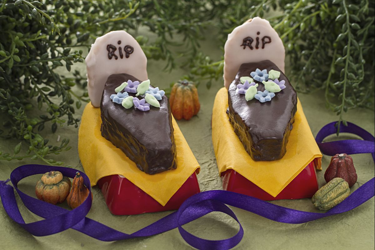 Süße Halloween-Särge