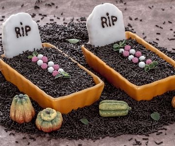 Süße Halloween-Gräber