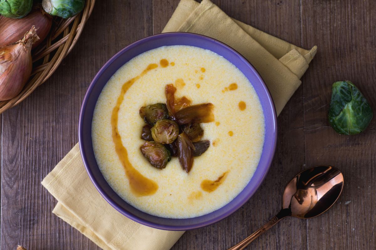 Cremesuppe aus Polenta