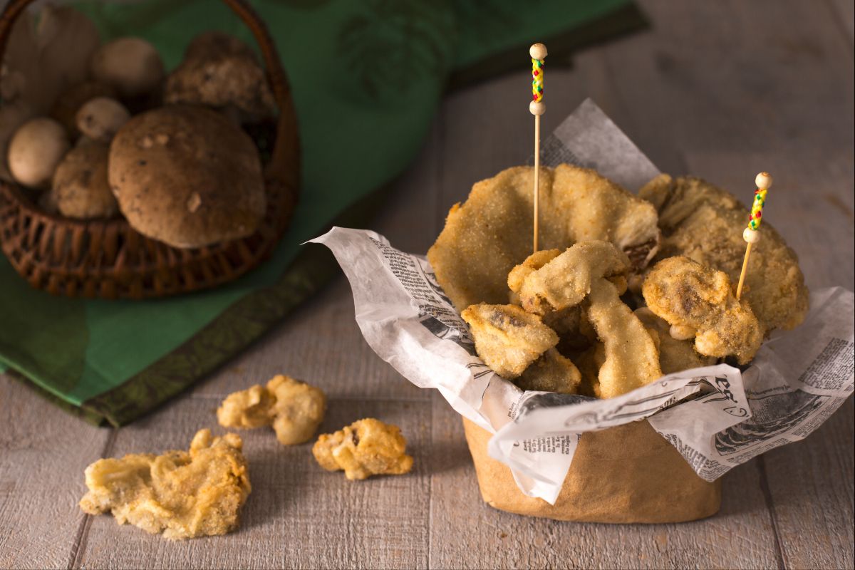 Frittierte Pilze