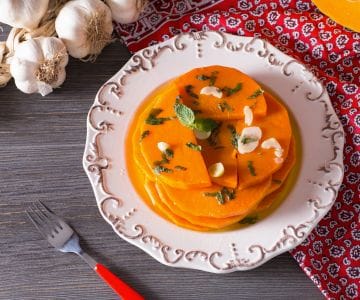 Süß-saure sizilianische Kürbis