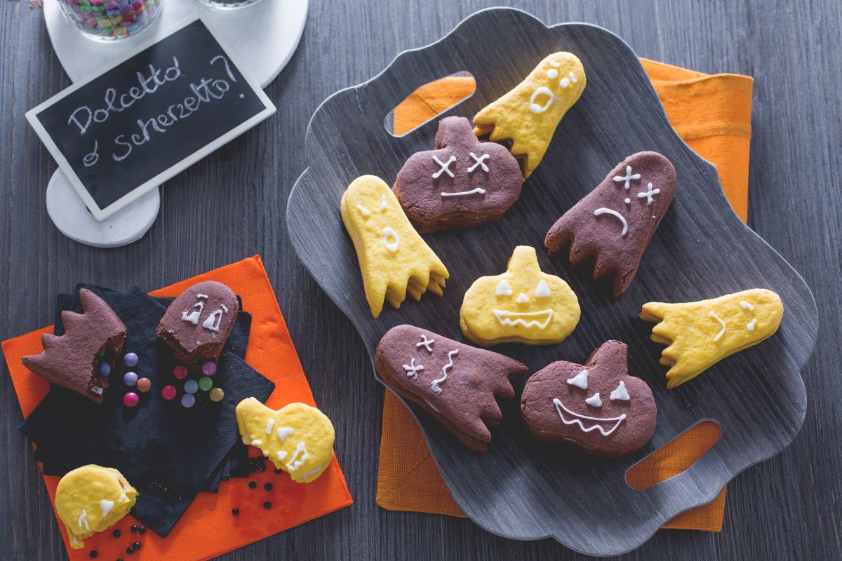 Halloween-Mürbeteigkekse