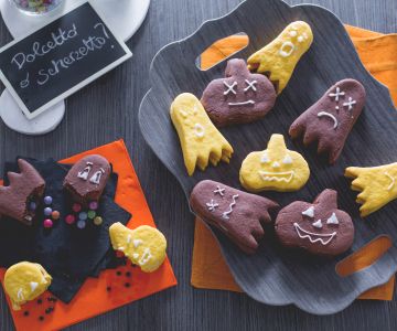 Halloween-Mürbeteigkekse