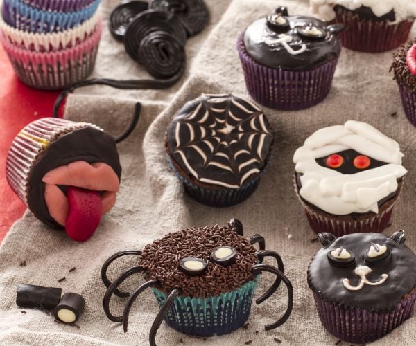 Monströse Halloween-Cupcakes