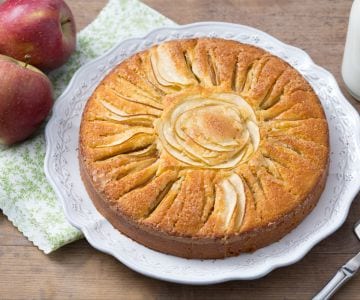 Strahlen-Apfelkuchen