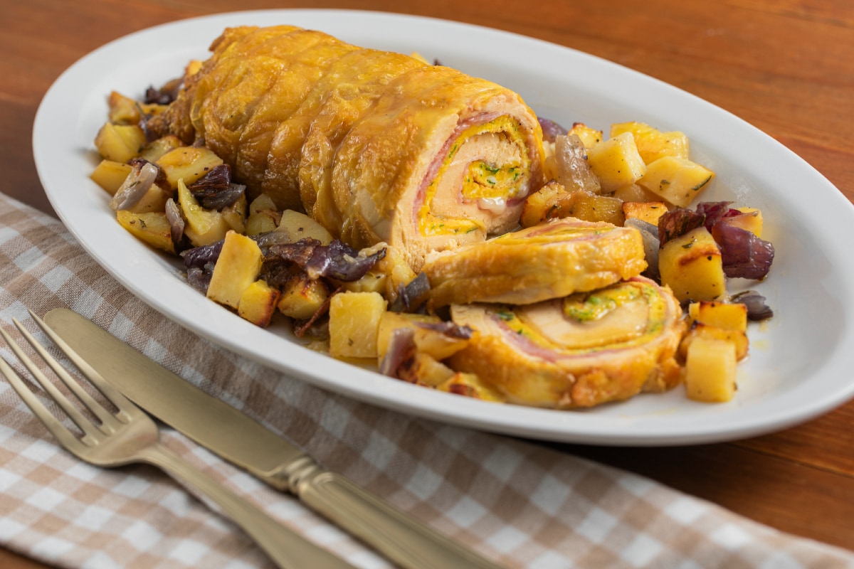 Hähnchenroulade