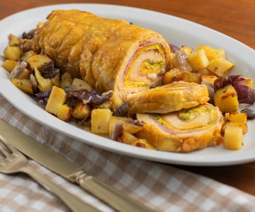 Hähnchenroulade