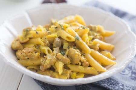 Pasta mit Lamm-Ragout und Kastanien