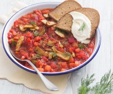 Seitan-Borschtsch