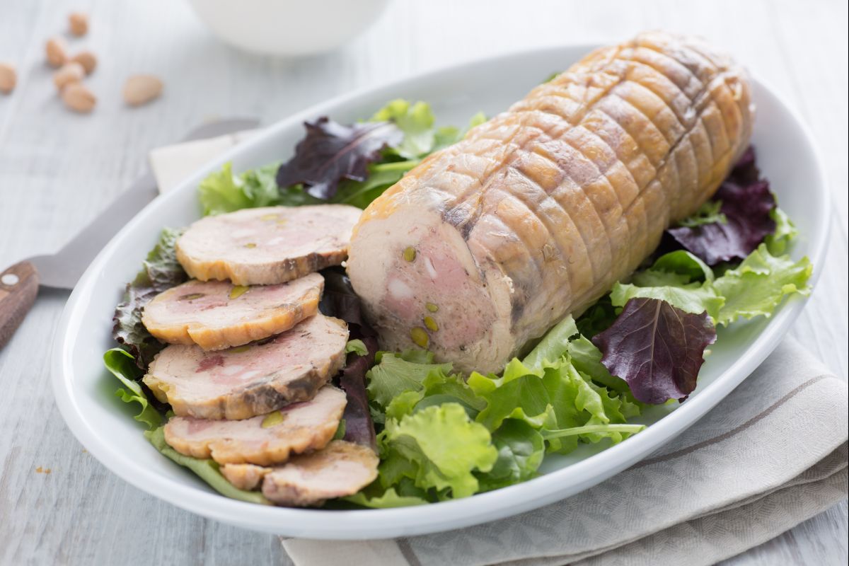 Galantine von Perlhuhn