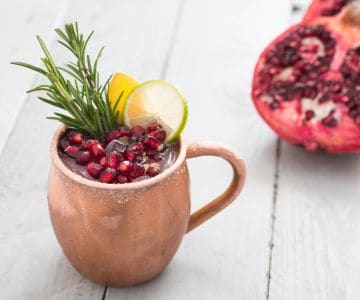 Moscow Mule mit Granatapfel