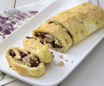 Omelettrolle überbacken
