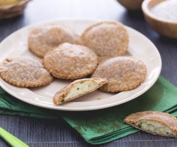 Tirtlan mit Kartoffeln und Ricotta