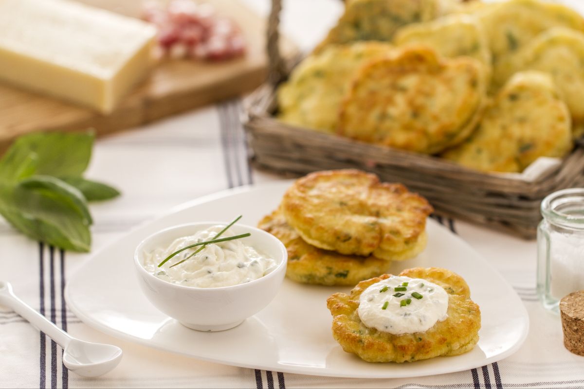 Herzhafte Kräuterpfannkuchen