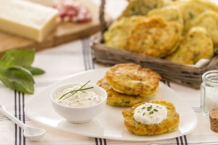 Herzhafte Kräuterpfannkuchen