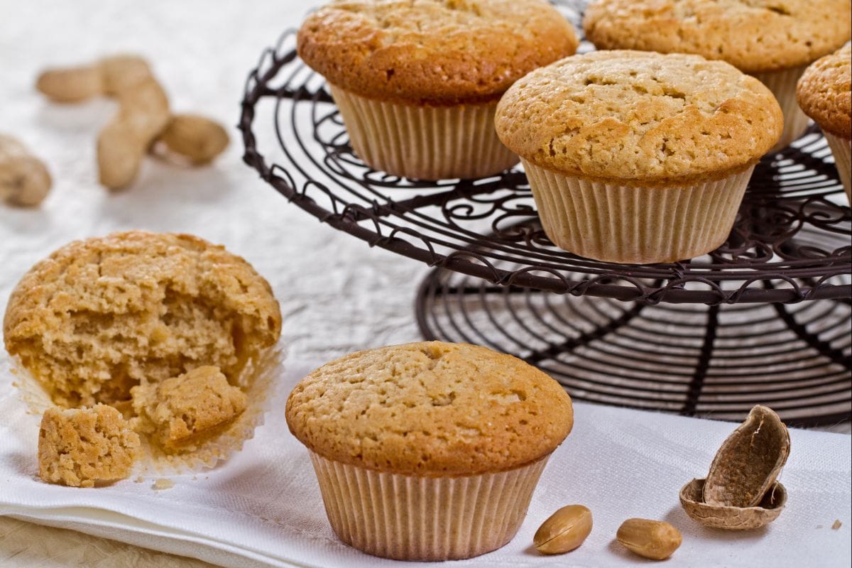 Erdnussbutter-Muffins