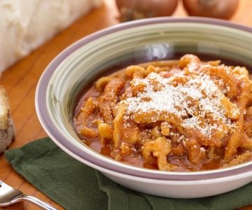 Kutteln nach Parmesanart