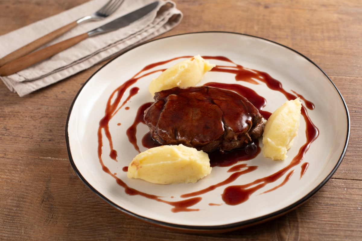 Rinderfilet mit Rotweinsauce