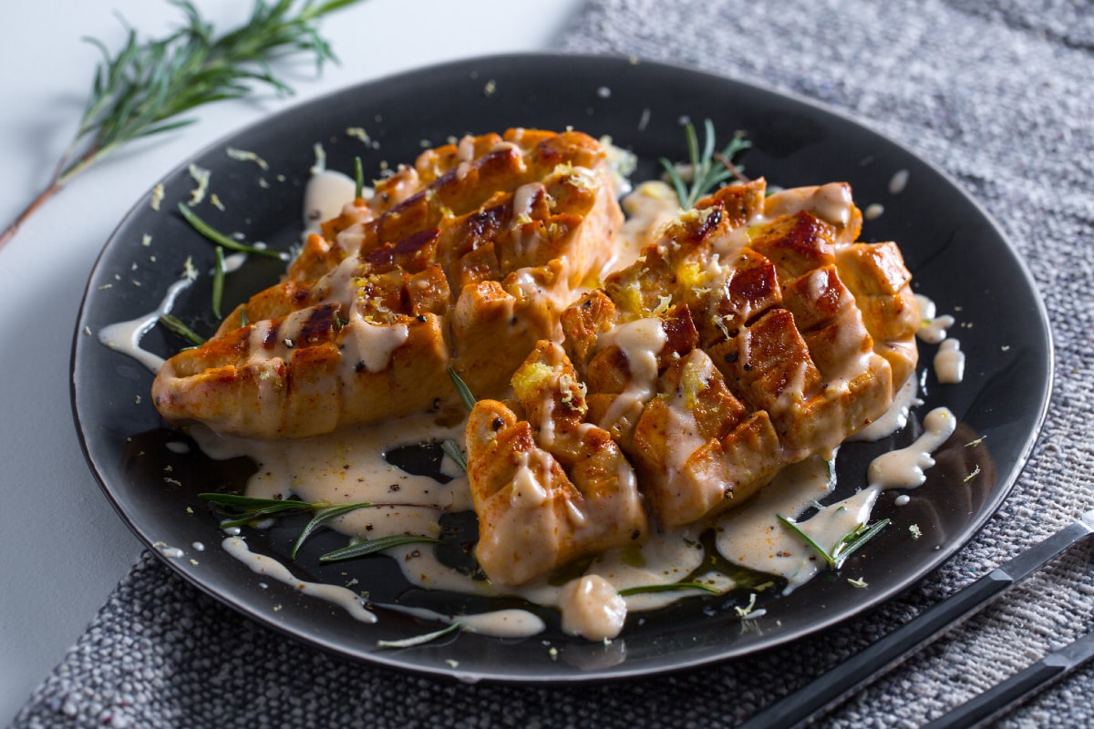 Cremiges Hähnchenbrustfilet