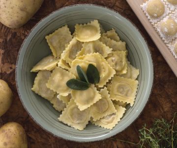 Kartoffelravioli