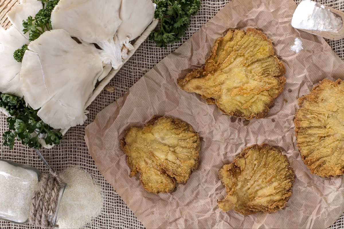 Pleurotus-Schnitzel
