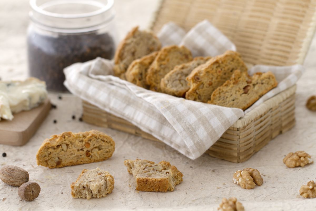 Cantucci mit Gorgonzola